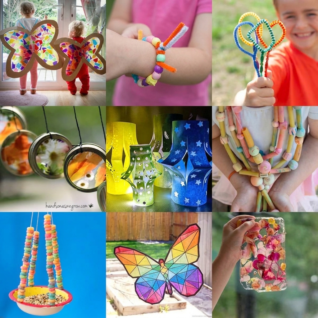 Einfache und saubere Bastelideen für Kinder