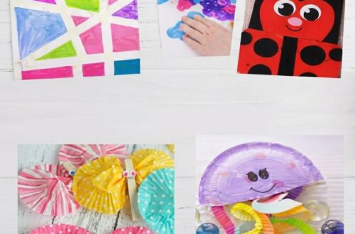 Einfache und saubere Bastelideen für Kinder