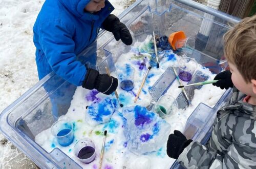 Experimente mit Eis