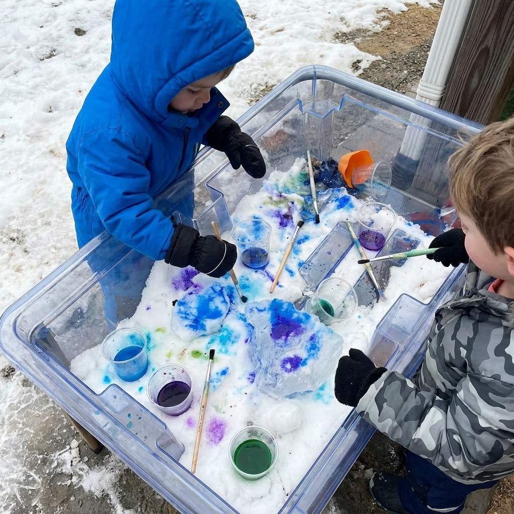 Experimente mit Eis