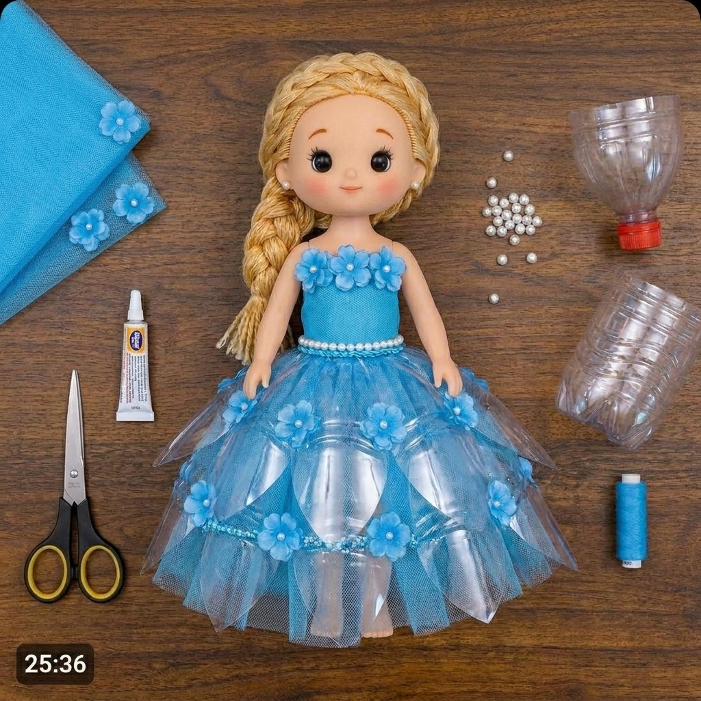 Idea 4 Recycling decorative doll