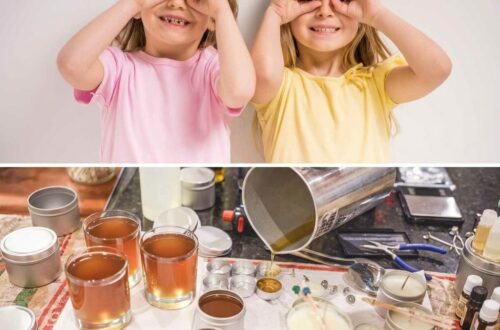 Kerzen herstellen mit Kindern