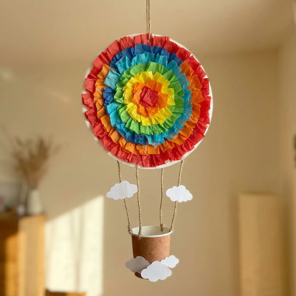 Kunstveranstaltung mit Heißluftballons