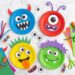 Monstermasken aus Papptellern