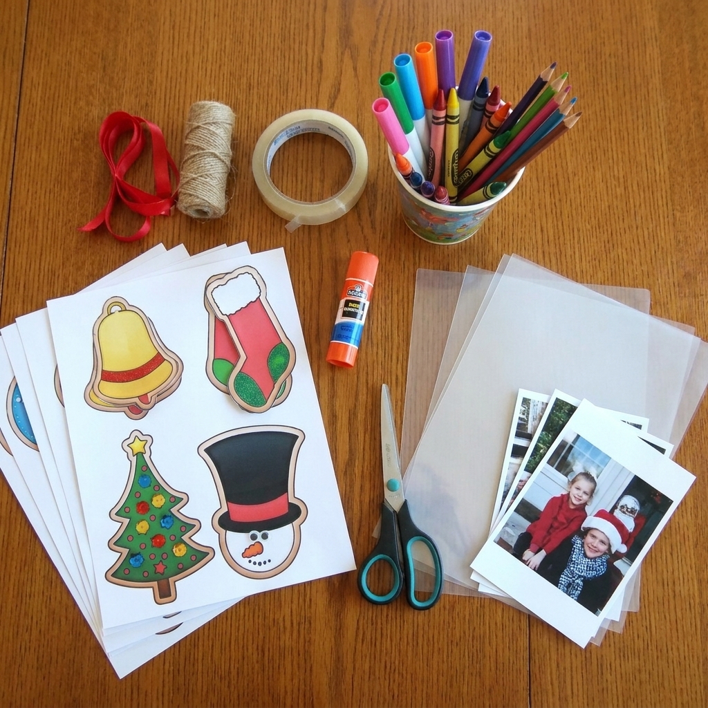 Weihnachtsdekorationen zum Ausdrucken