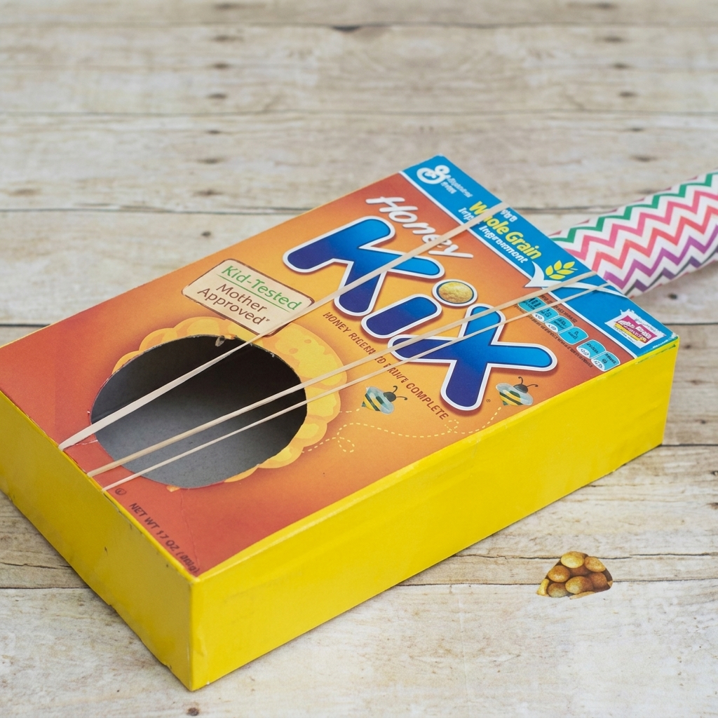 Die Gitarre aus einer Müslischachtel