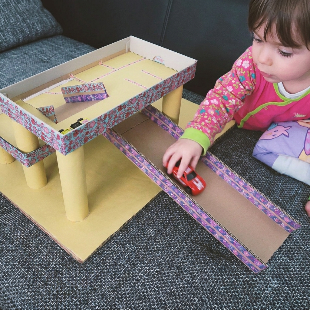 Die Herstellung von Spielzeug aus Pappe