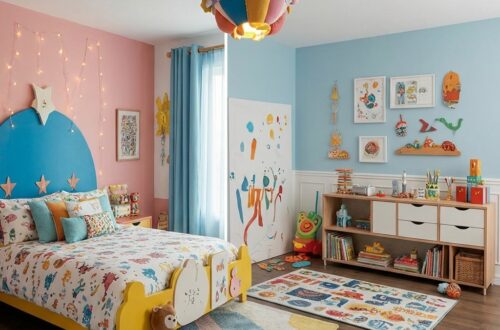 Herstellung von Dekorationen für Kinderzimmer