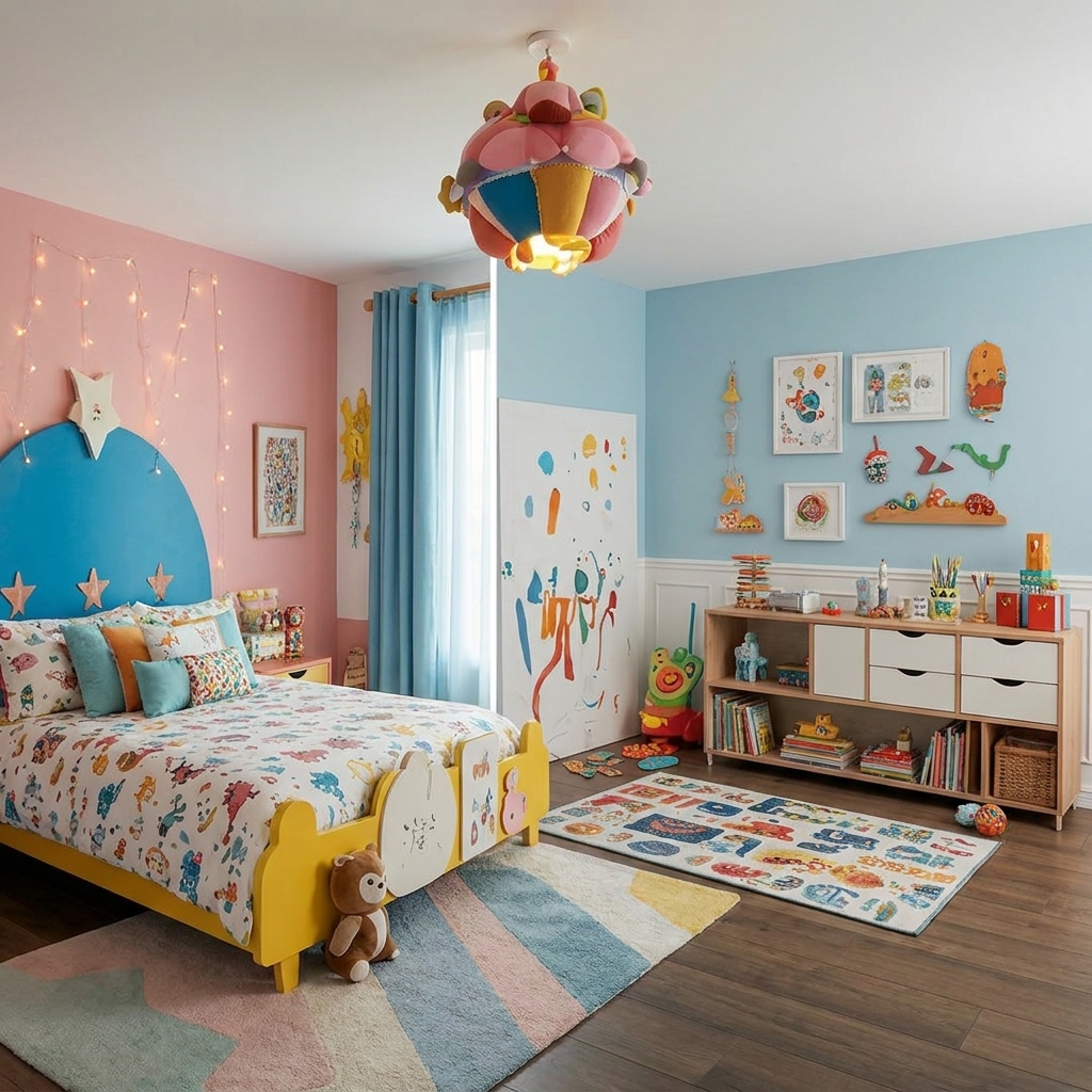 Herstellung von Dekorationen für Kinderzimmer