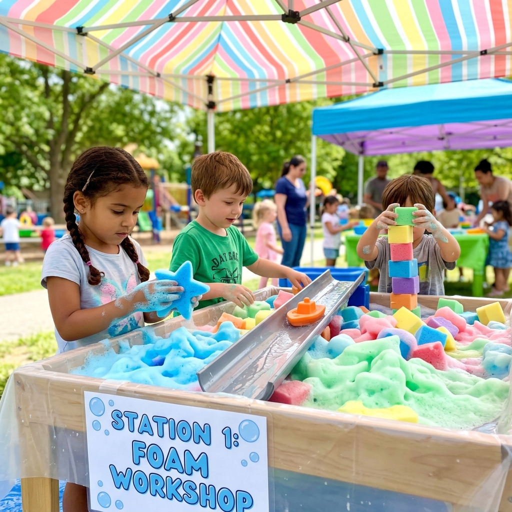 Ideen für Wasserpartys im Garten, bei denen Kinder sich nicht langweilen