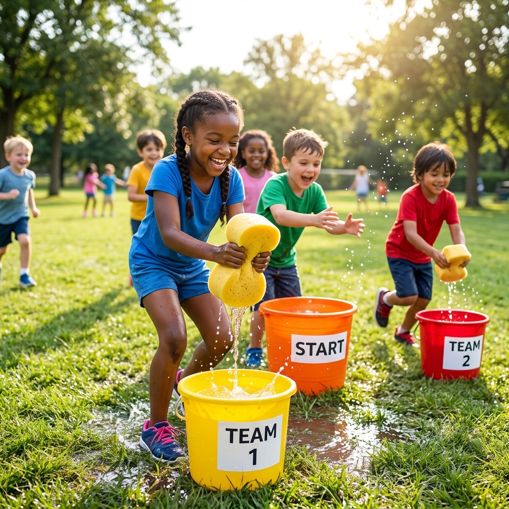 Ideen für eine Wasserparty im Garten