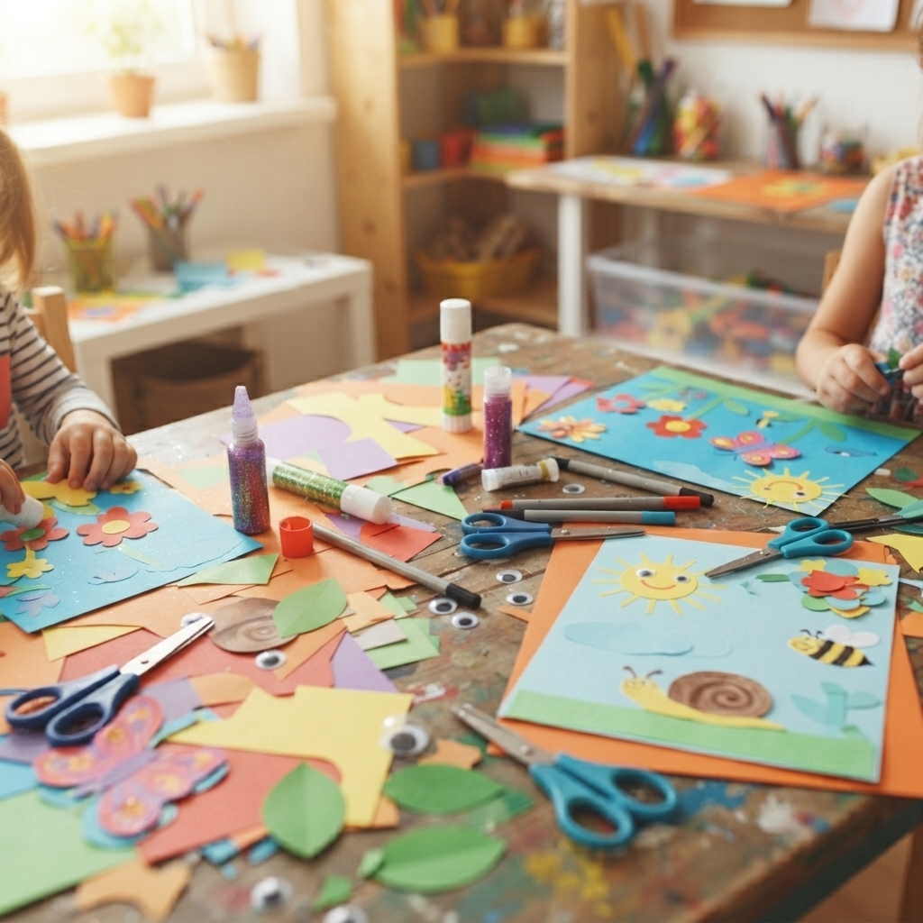 Papierbastelprojekt für Kinder