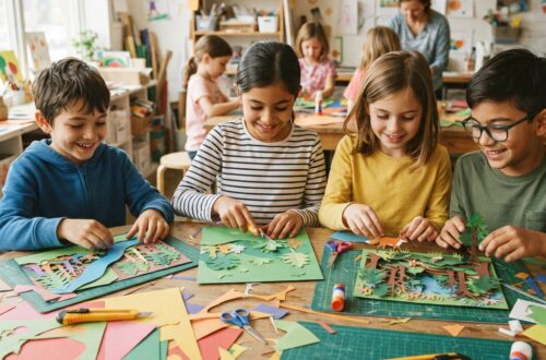 Paper Carving Project for Children