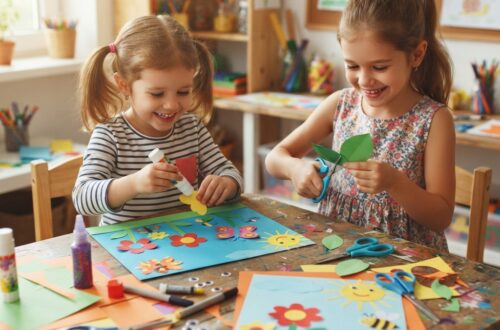 Papierbastelprojekt für Kinder