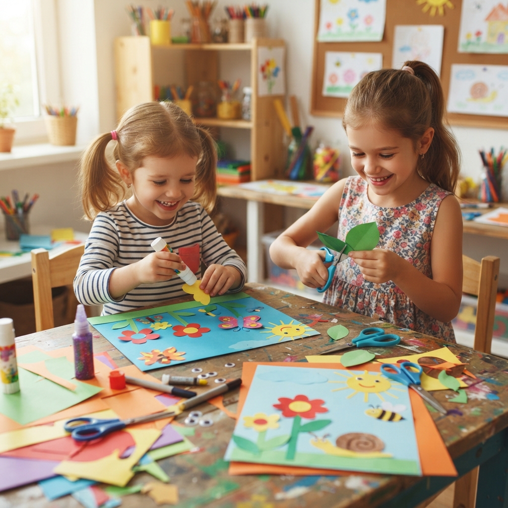 Papierbastelprojekt für Kinder