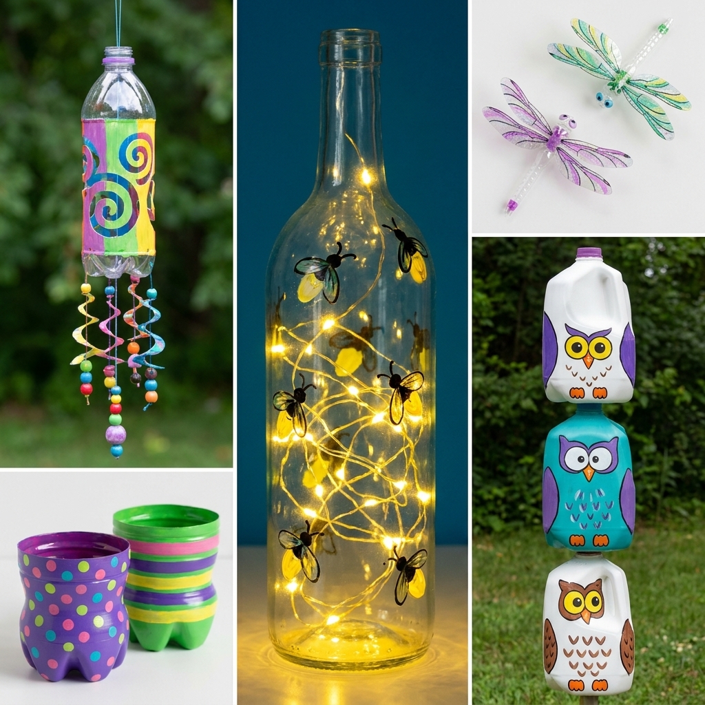 Recycling von Plastikflaschen