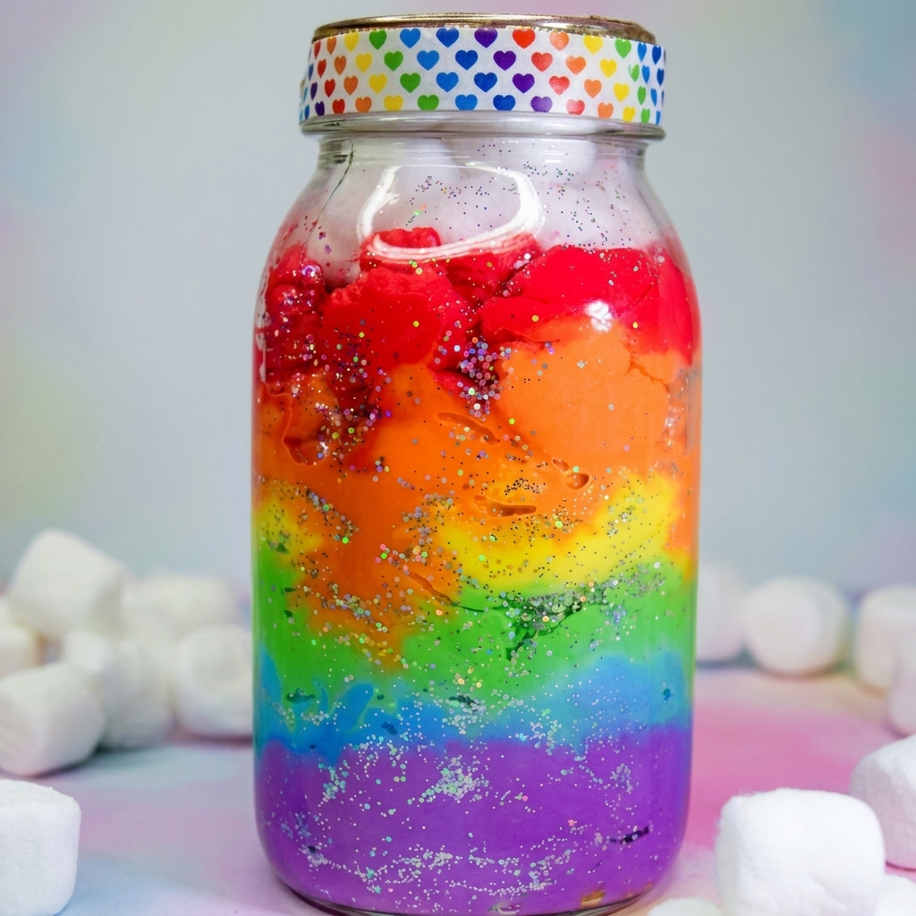 Regenbogen im Glas Wasser erzeugen