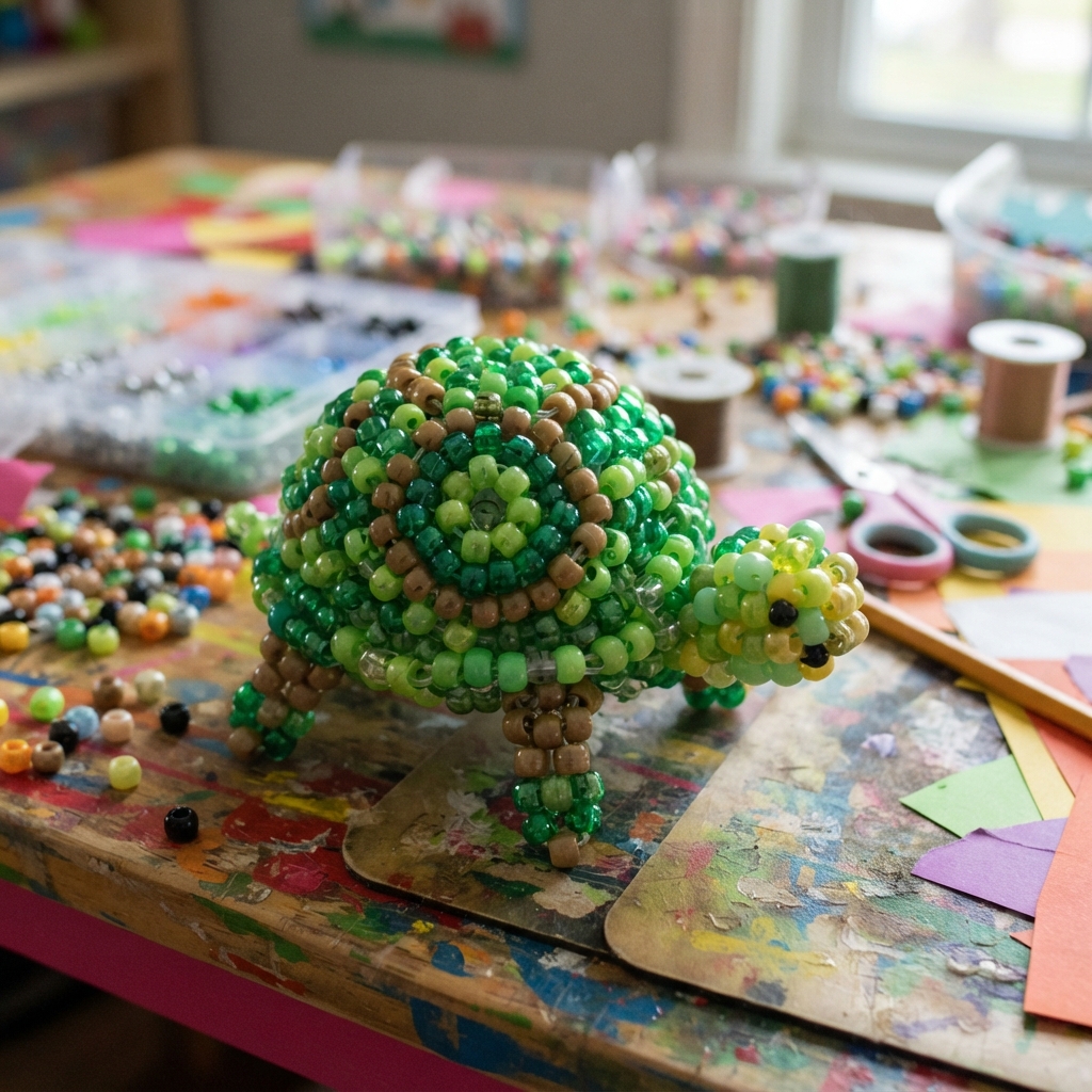 2. Beaded Turtle