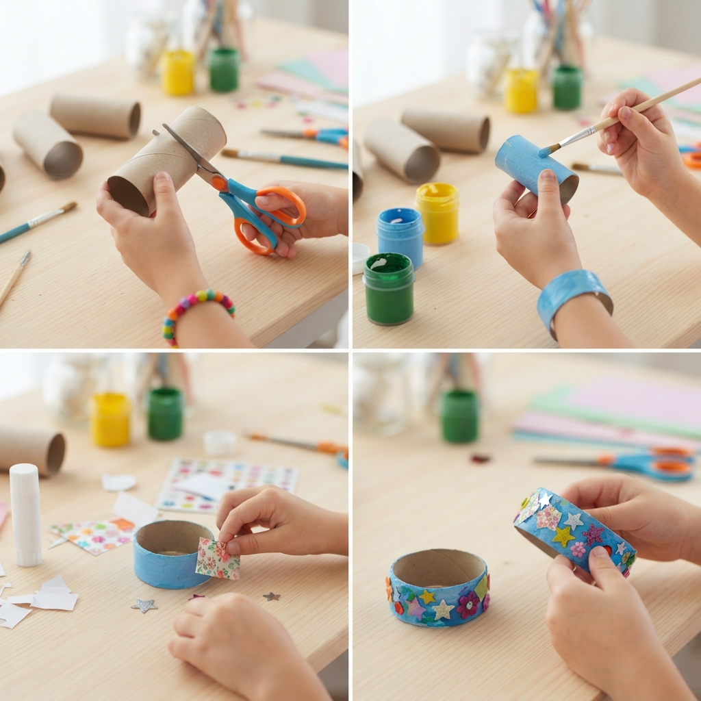 3. Yarn-Wrapped Bracelet