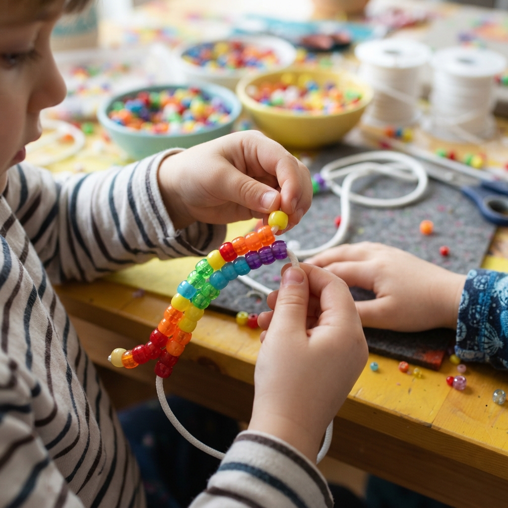 How to Make a Rainbow Fish Bead Keychain