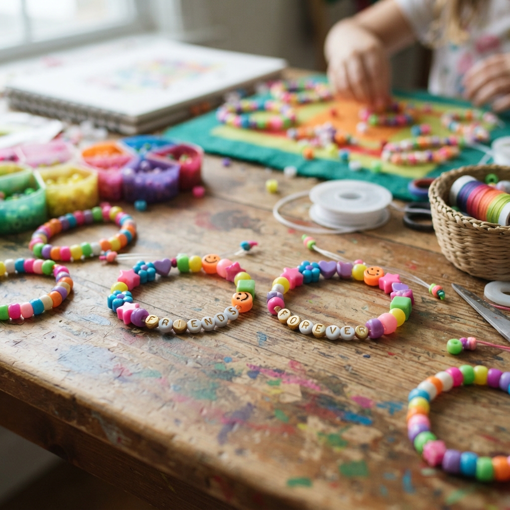 Rainbow Beaded Bracelet