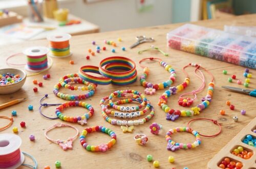 Simple Beaded Jewelry for Children