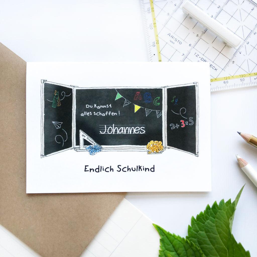 Willkommenskarten zum Schulbeginn